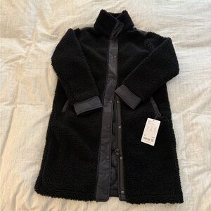 NWT Altheta fleece hybrid coat jacket